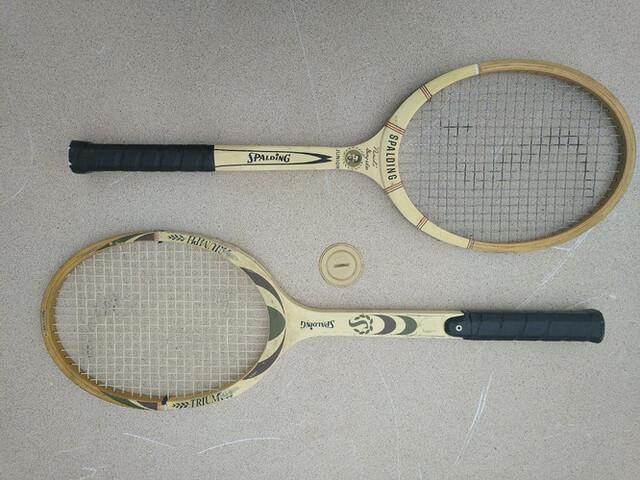 Milanuncios Raquetas de tenis de madera Spalding