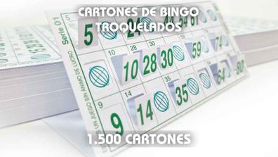 Milanuncios - Cartones bingo 90 bolas envío gratis