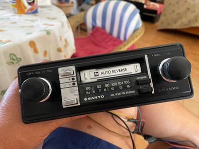 vintage car stereo radio cassette sanyo FT 222M
