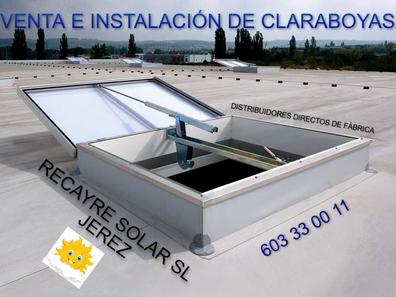 Claraboya Carbest 40X40 apertura de palanca de techo para autocaravana