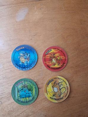 9 TAZOS POKÉMON 2.HOLOGRAMA,HOLOGRÁFICOS,3D. de segunda mano por