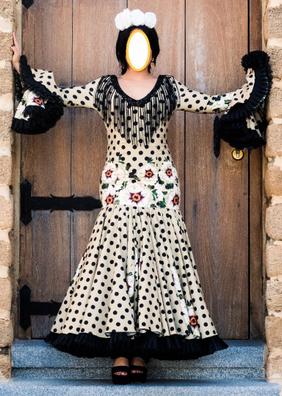 Bordado Vestido Blanco Plumeti Uterque Blusa Flamenco Moda Y