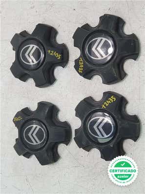 Juego De 4 Tapacubos Grises De 15" Para Citroën Jumper (a Partir De 2014) | Modelo 6121/5 | Hecho En Italia