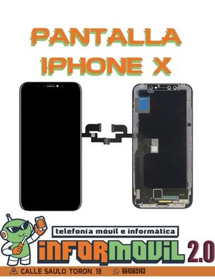Reemplazo Lcd Screen Display Pantalla Con Flex + Frame Para Apple Iphone 7  Plus Negro con Ofertas en Carrefour