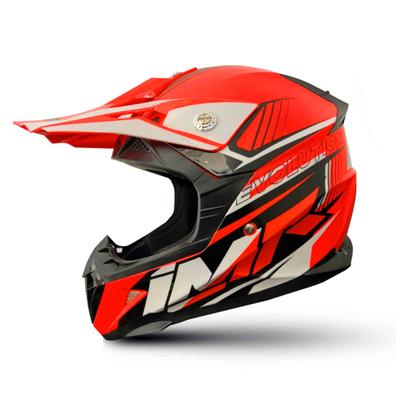 Gafas motocross QR blancas y rojas