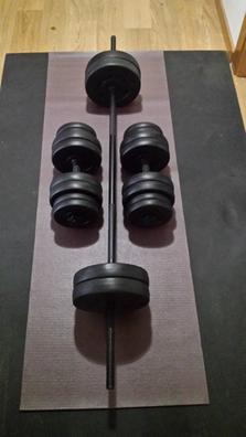 SET DE MANCUERNAS Y BARRAS 50 KG - Decathlon