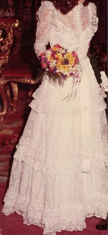 Vestidos de novia 2024 de los años 80