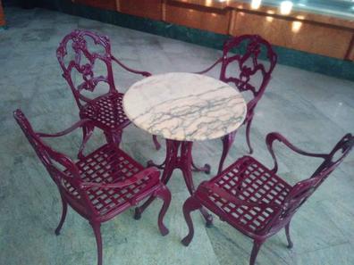nitrógeno cuatro veces amanecer Mesa y sillas de jardin de hierro Muebles de segunda mano baratos |  Milanuncios