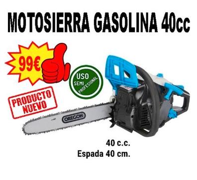 MOTOSIERRA PROFESIONAL DE GASOLINA 52CC, 3,5CV Y ESPADA DE 55 CM DE LONGITUD