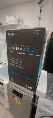 HJM GA4200 Estufa de Gas Llama Azul | 4200 W | Triple sistema de seguridad  | 3 Potencias | Encendido piezoeléctrico | Con Ruedas | Acero