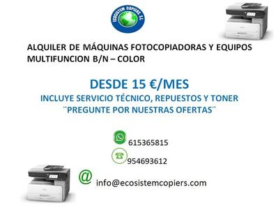 Venta de fotocopiadoras e impresoras en Utrera - Copiadoras CSDOS
