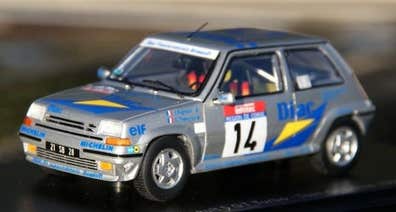 Voitures de rallye miniatures Année du véhicule 1984