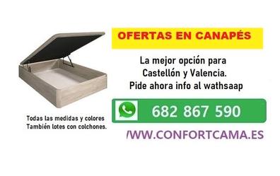 Ahorro Total - Conjunto #CANAPE + #COLCHON 135X190. Con