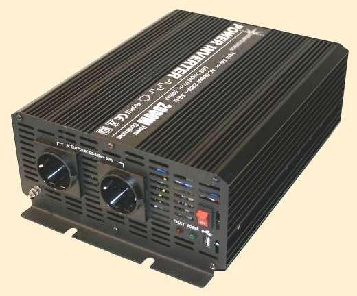 Transformador convertidor 12V CC - 230V AC, 12v 220v transformador