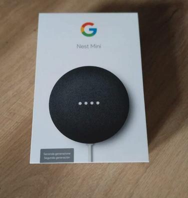Altavoz Inteligente Google Nest Mini 2nd Gen Color Negro Con Asistente  Virtual