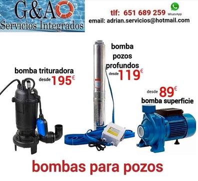 Bomba de agua para pozos  De Máquinas y Herramientas