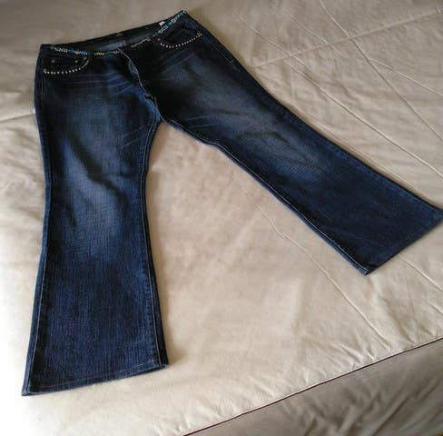 - vaquero con abalorios