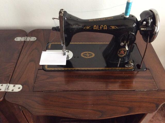 maquina de coser alfa modelo 80 con mueble - Compra venta en