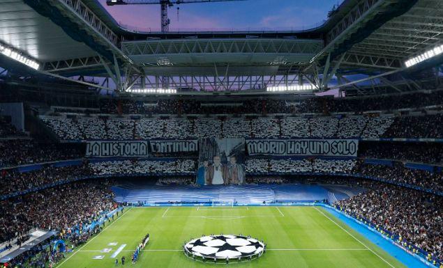 Tribuna fondo sur santiago bernabéu