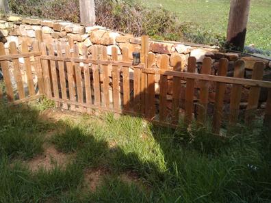 La valla de madera tecnológica en el jardín - Vallas Vallès