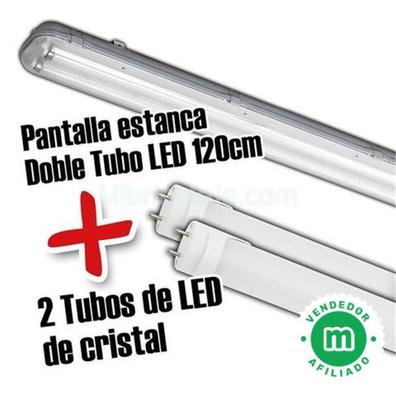 Luminaria estanca pantalla con tubos LED incluidos IP65 120 cm 36W