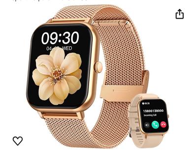 Smartwatch,Reloj Inteligente Mujer Hombre con Llamadas,Pulsera Actividad  con Pulsómetro Monitor de Sueño,Notificaciones Inteligentes,Podómetro,8  Modos Deporte Reloj Deportivo Hombre para Android iOS : :  Electrónica