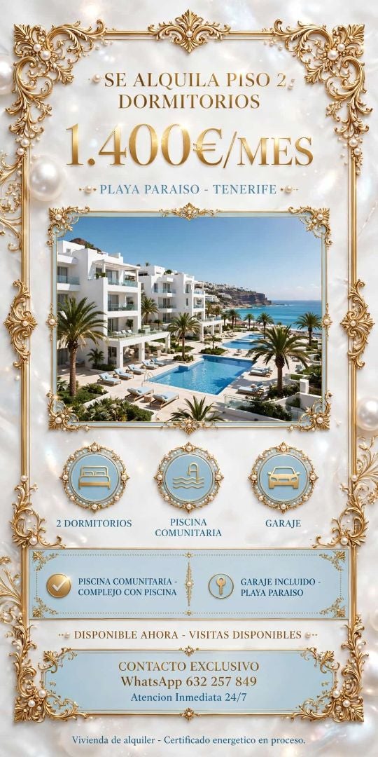 Fotografía del inmueble reportado: 1.400 €/mes — Playa Paraiso, Playa Paraiso