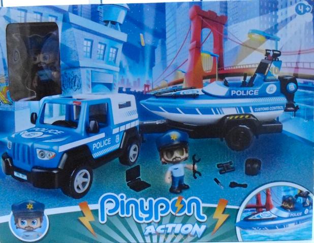 Milanuncios Caja Pinypon Action coche lancha policía