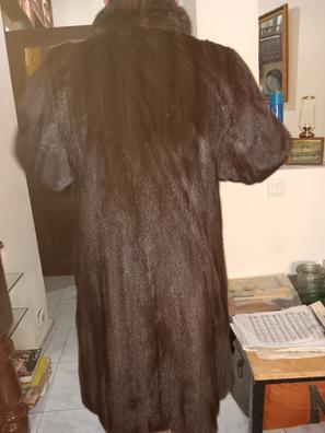 Abrigo de pelo de mujer de visón con capucha - De La Roca