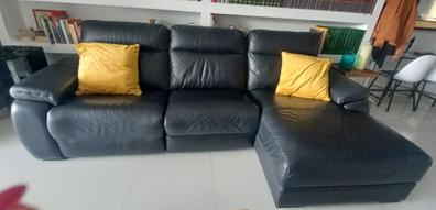 Sofa piel Muebles de segunda mano baratos | Milanuncios