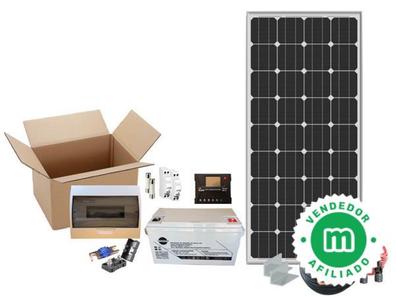 Kit solar Placa 160w Bateria 150ah agm Regulador 20a