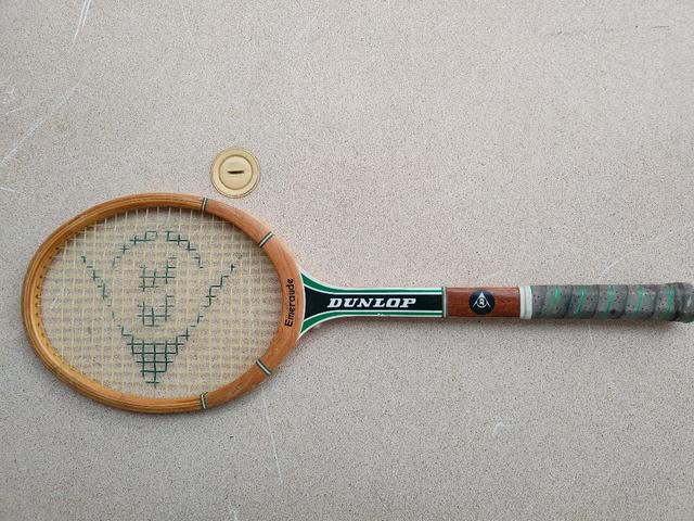 Racket Raqueta Dunlop Antigua Milanuncios Raqueta De Tenis Antigua