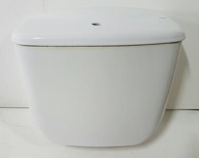 Cisterna alta para inodoro de 44,2 cm fabricada en plástico de color blanco Universal  Roca