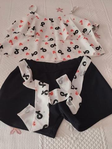 Conjunto de discount tik tok niña