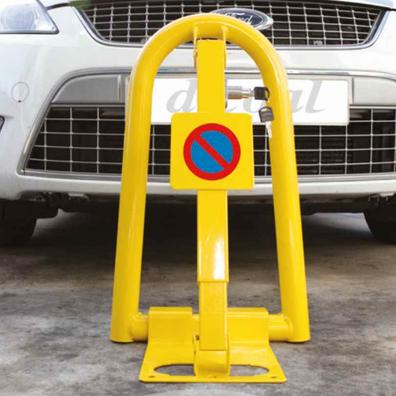 Bloqueo para parking con cerradura integrada, Barrera para plaza de  aparcamiento en color amarillo