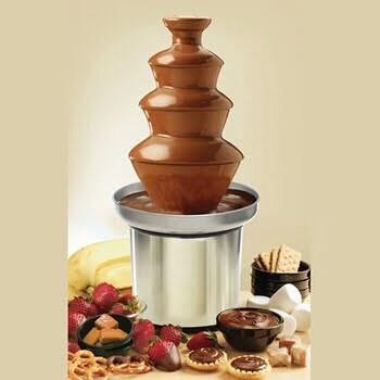 Máquina de fuente de chocolate de 4 niveles, fuente de queso perfecta para  queso nacho, salsa de chocolate, boda, fiesta