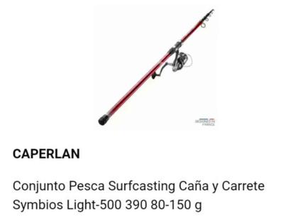 Fishing surfcasting rod and reel combo SYMBIOS LIGHT-500 390 80