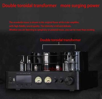 NOBSOUND Amplificador de válvulas MS-10D MKII Hybird con Bluetooth, USB,  auriculares para HiFi, color negro