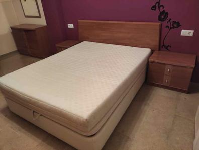 Milanuncios - Cabecero cama de madera 150 ancho