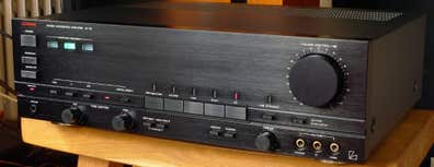 VINTAGE LUXMAN AMPLIFIER Stereo Integrated Hybride Tubes LV 105u Work