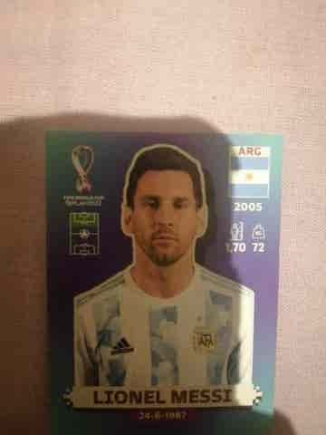 Cromo panini instant lionel Messi mundial de segunda mano por 20 EUR en