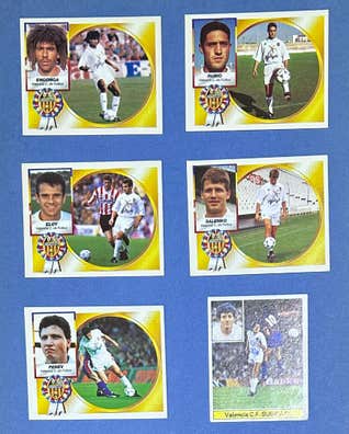 LOT 3 Stickers Espagne Coupe Du Monde 1994 – Bollycao – Sanchis, Juanele, Sergi