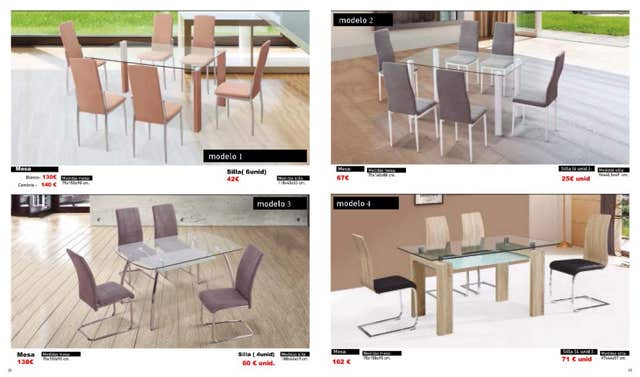 Milanuncios - Mesa sillas Salón Comedor varios