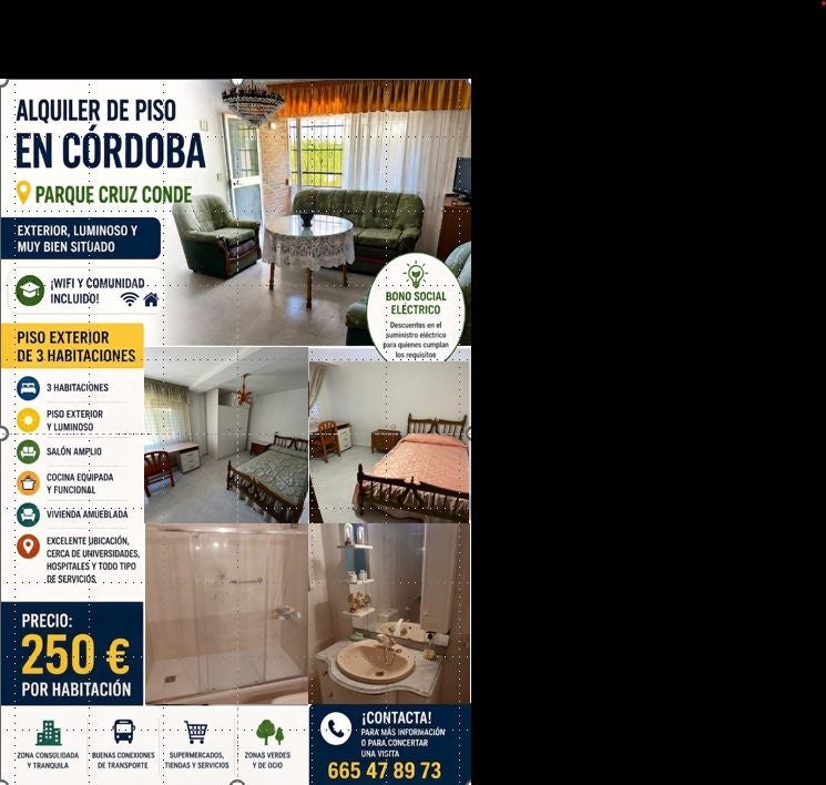 Fotografía del inmueble reportado: 700 €/mes — Córdoba, Córdoba