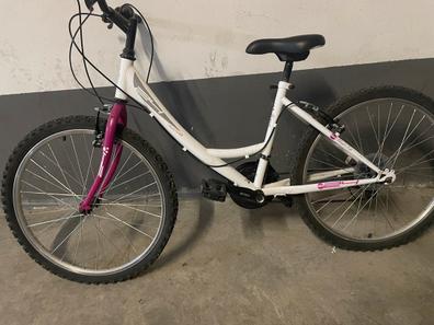 Bicicleta decathlon discount blanca y rosa