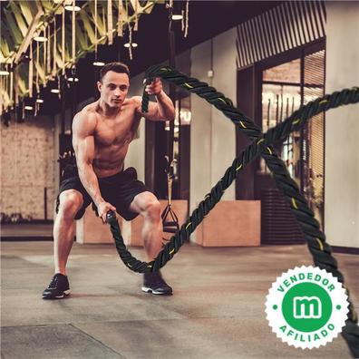 Cuerda de saltar de ejercicio para cardio, boxeo, crossfit – Cuerda de  saltar ajustable para hombres y mujeres, ligera, sin enredos, fabricada en