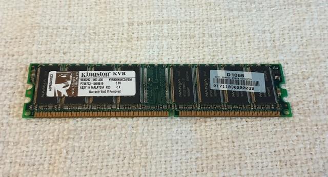 Visión Broma Playa Milanuncios - Memoria RAM 256MB DDR PC3200 Kingston