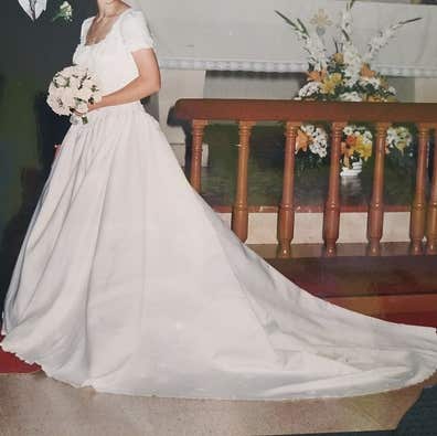 Vendo Vestido Vestido Novia Corto Segunda Mano Vestidos Y Trajes