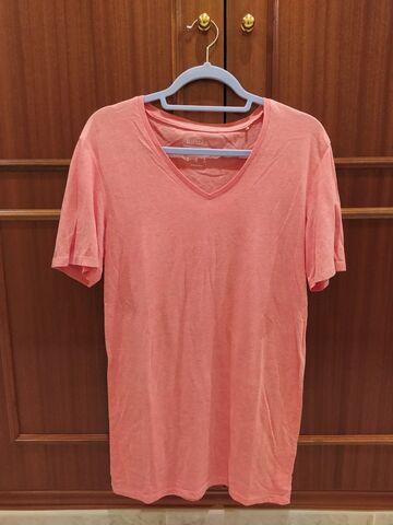 Milanuncios - Camiseta rosa talla M de Bershka