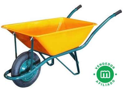 ASKO® Carriola Da Costruzione Carriola Da Giardino 100 Litri 250 Kg - Foto 3